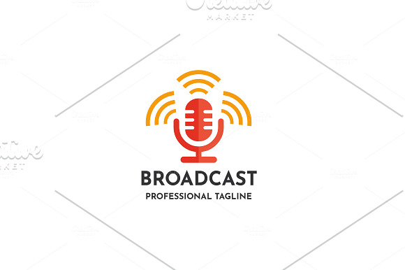 Broadcast Logo in Logo Templates - product preview 2