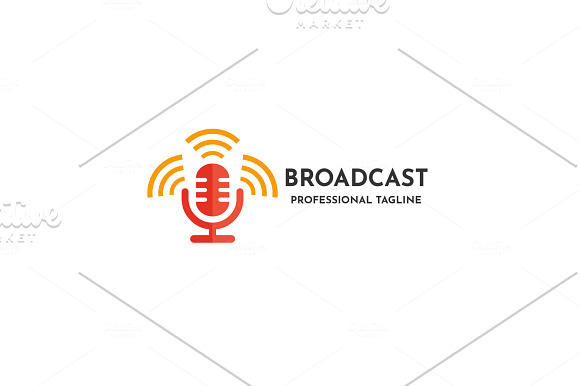 Broadcast Logo in Logo Templates - product preview 3