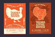 Thanksgiving Day invitation card