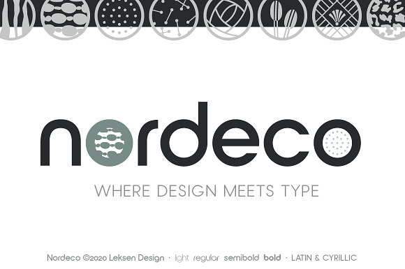 Nordeco Cyrillic Semibold in Sans-Serif Fonts - product preview 1