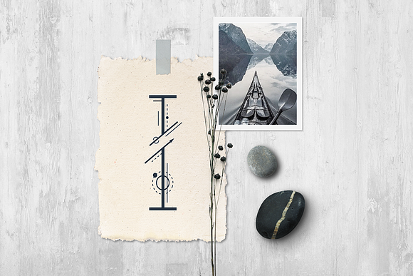 Totem. Mystical Geometric Font in Sans-Serif Fonts - product preview 13