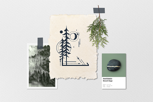 Totem. Mystical Geometric Font in Sans-Serif Fonts - product preview 16