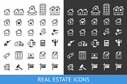 Real Estate Icons Set