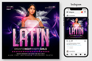 Latin Night Party Flyer