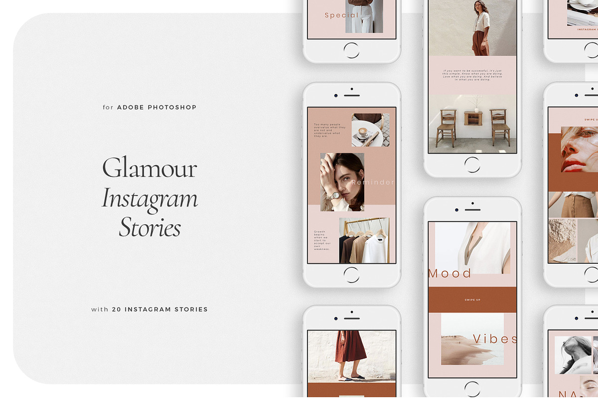 GLAMOUR Instagram Stories in Instagram Templates - product preview 8