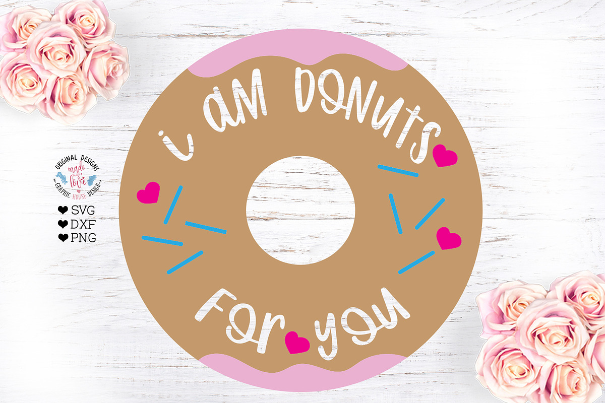 I am Donuts For You - Valentines Cut in Illustrations - product preview 8