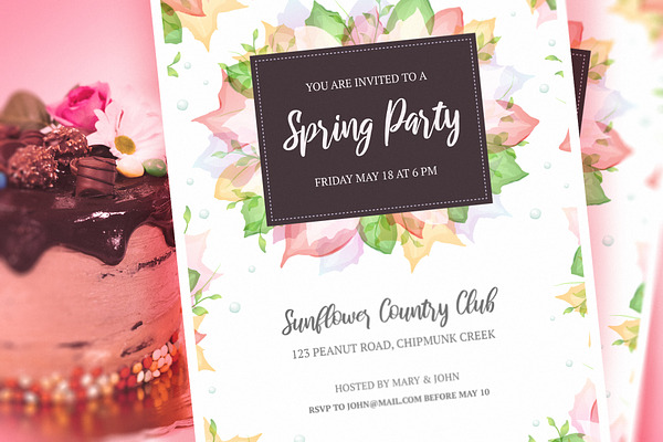 Spring Party Invitation