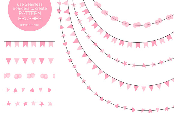 Birthday Girl clipart & pattern in Illustrations - product preview 4