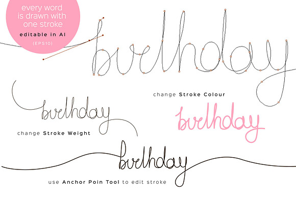 Birthday Girl clipart & pattern in Illustrations - product preview 5