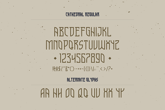 Cathedral — Display Typeface in Display Fonts - product preview 3