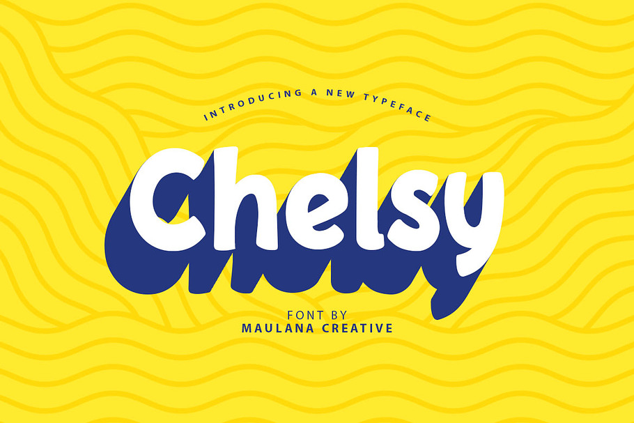 Chelsy - Cute Font Sans in Sans-Serif Fonts - product preview 8