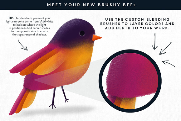 The Brush Bar | 60 Procreate Brushes in Add-Ons - product preview 4