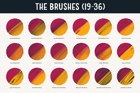 The Brush Bar | 60 Procreate Brushes in Add-Ons - product preview 6