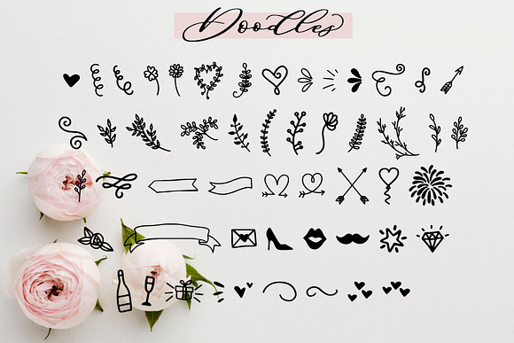 Maid Of Honor Script font + Doodles in Script Fonts - product preview 3