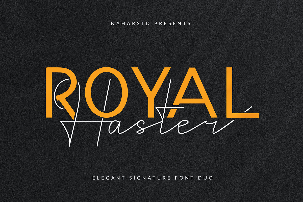 Royal Haster | Elegant Signature Fon in Script Fonts - product preview 8