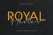 Royal Haster | Elegant Signature Fon