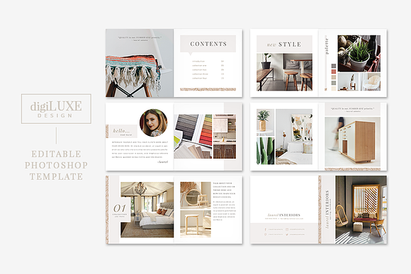 Modern Interior Design Lookbook in Magazine Templates - product preview 3