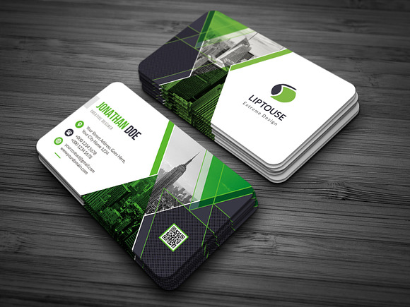 Creative Business Card Template in Business Card Templates - product preview 2