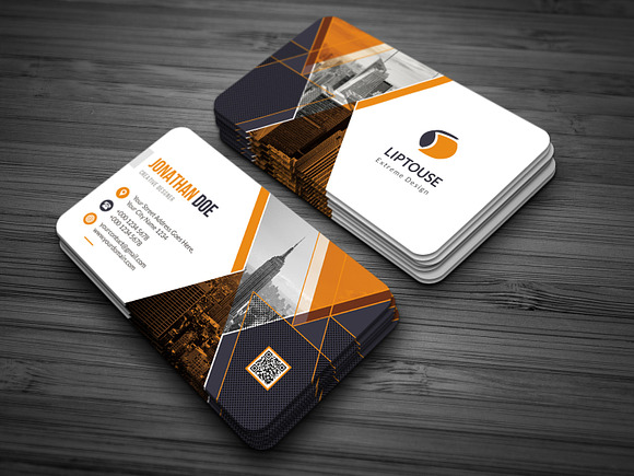 Creative Business Card Template in Business Card Templates - product preview 3