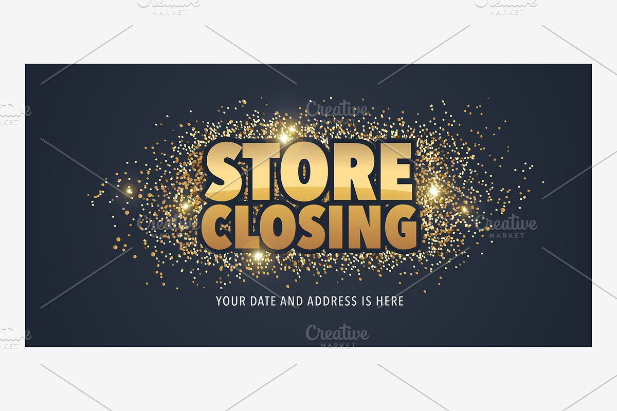 Store closing vector illustration in Illustrations - product preview 8
