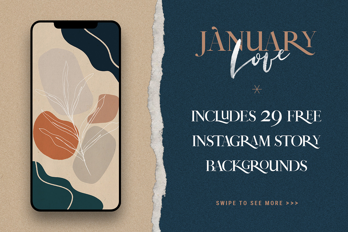January Love Font Duo + Logos & More in Script Fonts - product preview 27