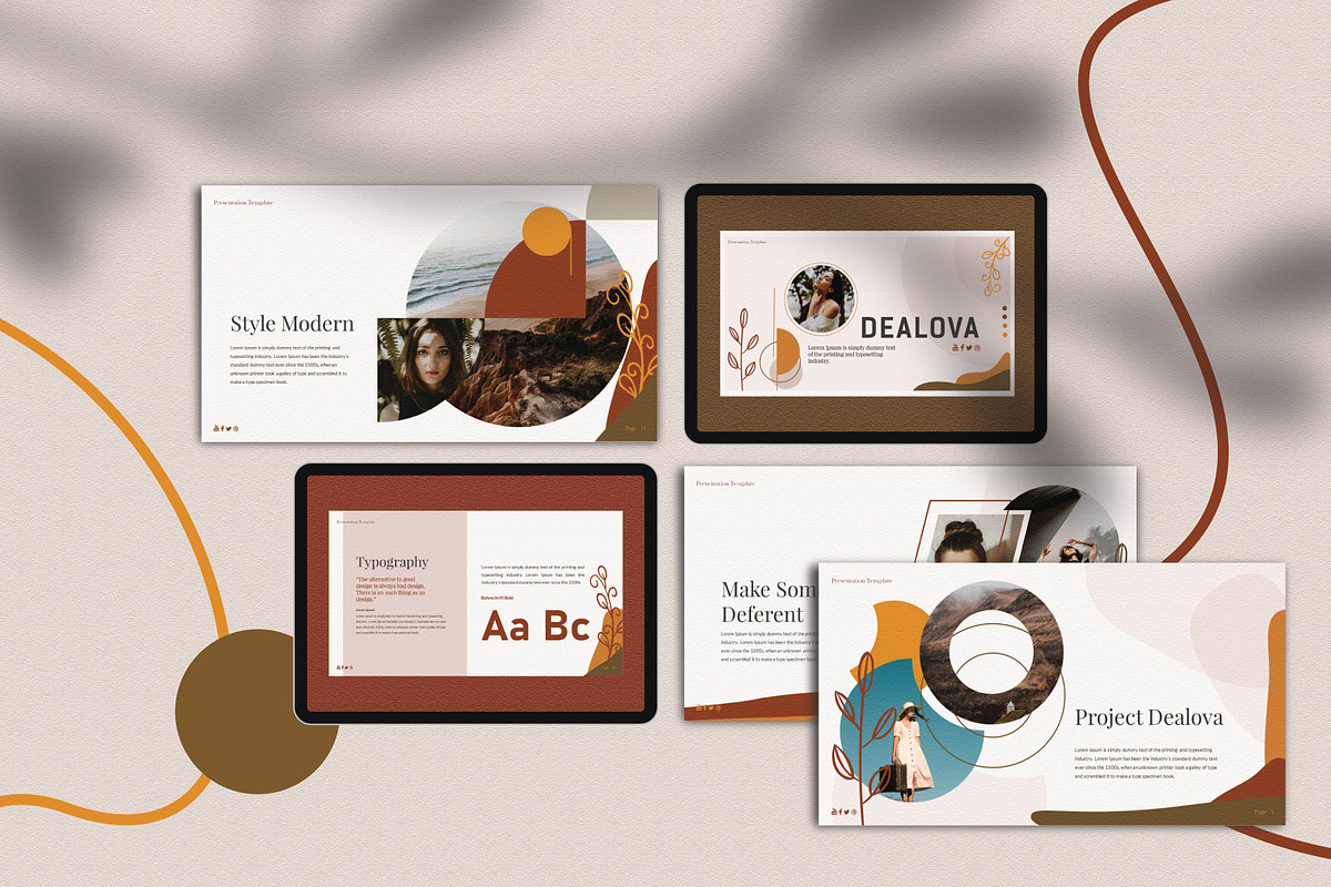Dealova Abstract Powerpoint in PowerPoint Templates - product preview 8