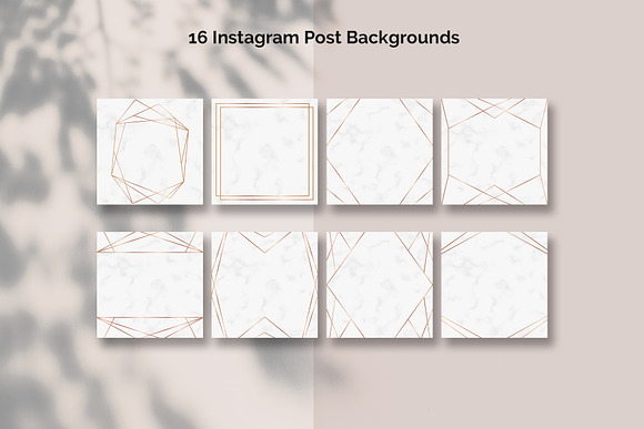 Marble Instagram Backgrounds in Instagram Templates - product preview 2
