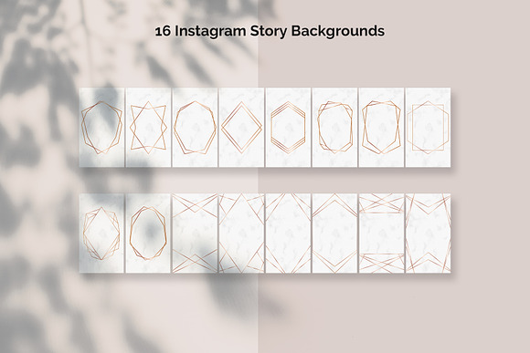 Marble Instagram Backgrounds in Instagram Templates - product preview 3