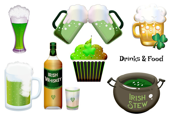 St Patrick's Day Clip Art in Illustrations - product preview 2
