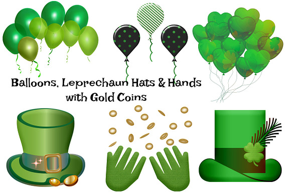 St Patrick's Day Clip Art in Illustrations - product preview 4