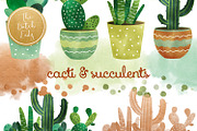 Cacti & Succulent Clipart Set