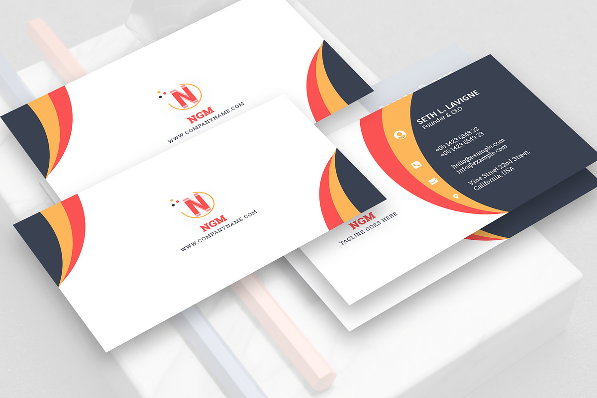 Digital Business Card in Business Card Templates - product preview 8