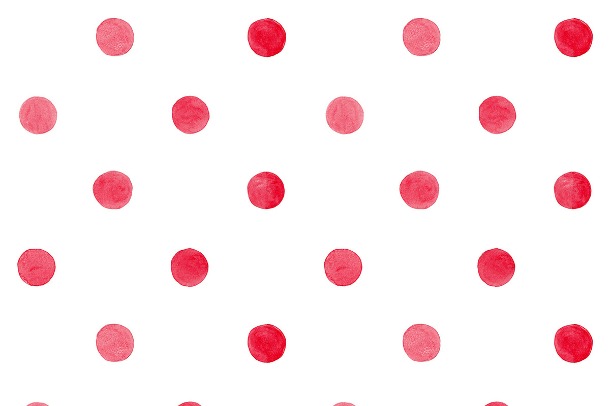 Watercolor Polka Dots Pattern Bundle in Patterns - product preview 8