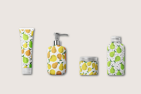 Pear fruit pattern illustration in Patterns - product preview 4