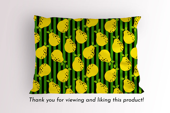 Pear fruit pattern illustration in Patterns - product preview 8