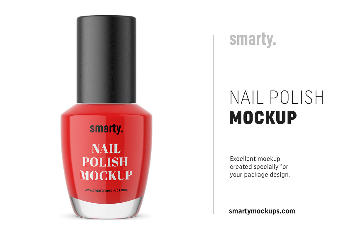 Nail polish mockup in Product Mockups - product preview 8