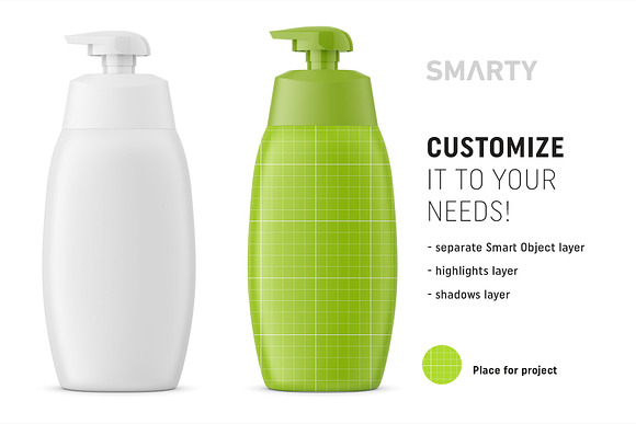 Baby oil bottle mockup in Product Mockups - product preview 1