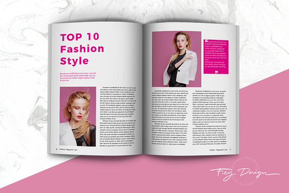 Fashion - Magazine Template in Magazine Templates - product preview 4