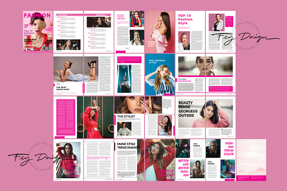 Fashion - Magazine Template in Magazine Templates - product preview 5