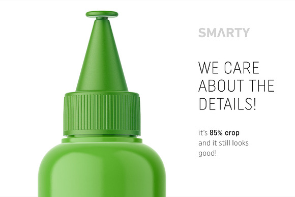 Glossy aplicator bottle mockup in Product Mockups - product preview 3