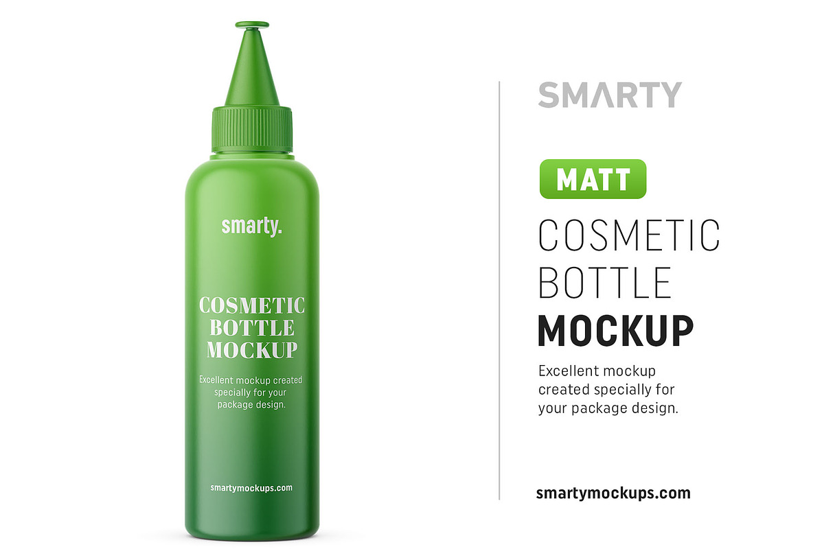 Matt aplicator bottle mockup in Product Mockups - product preview 8