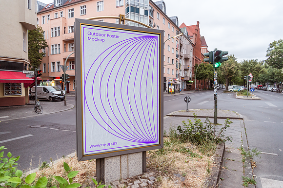 Berlin Outdoor Street Poster 3 in Branding Mockups - product preview 1