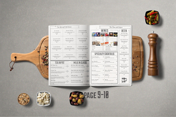 Bulletin Food Menu in Brochure Templates - product preview 6