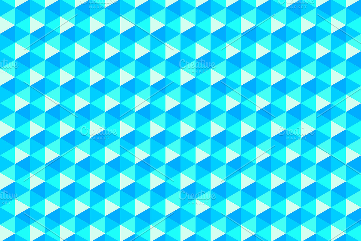 Blue i hexagon pattern in Patterns - product preview 8