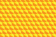Golden Hexagon Pattern Texture