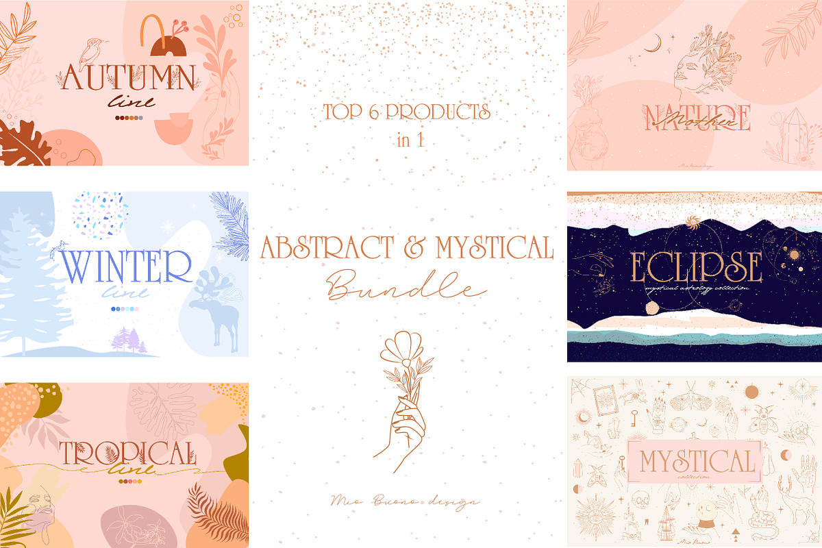 Abstract & Mystical BUNDLE in Illustrations - product preview 8