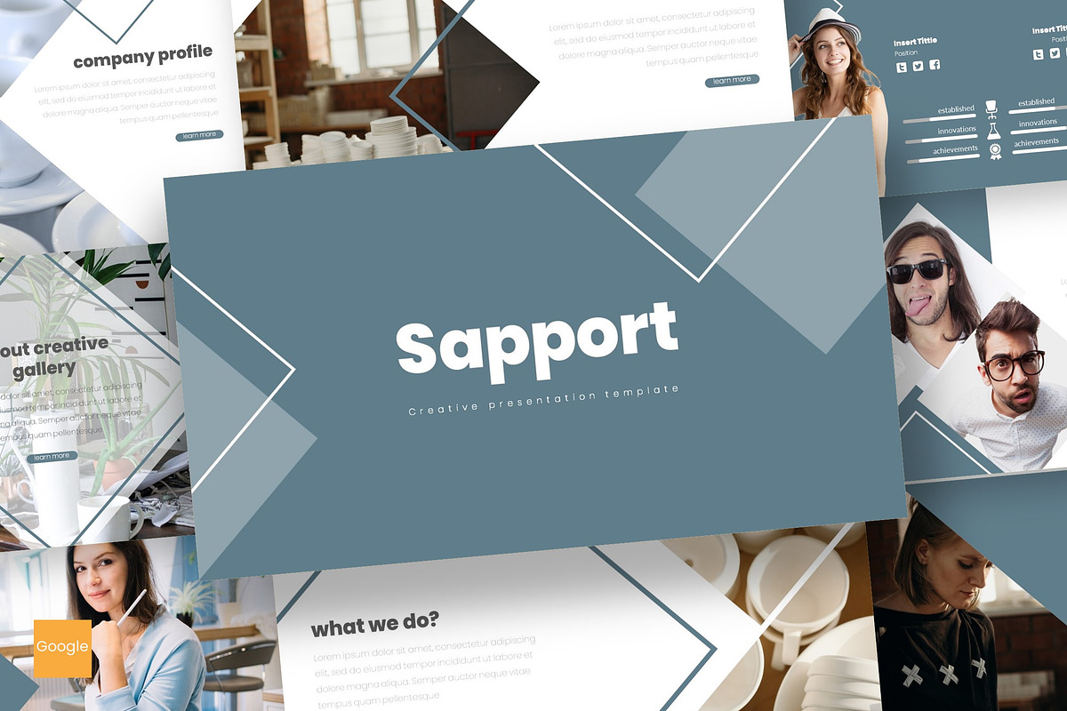 Sapport - Google Slides Template in Google Slides Templates - product preview 8