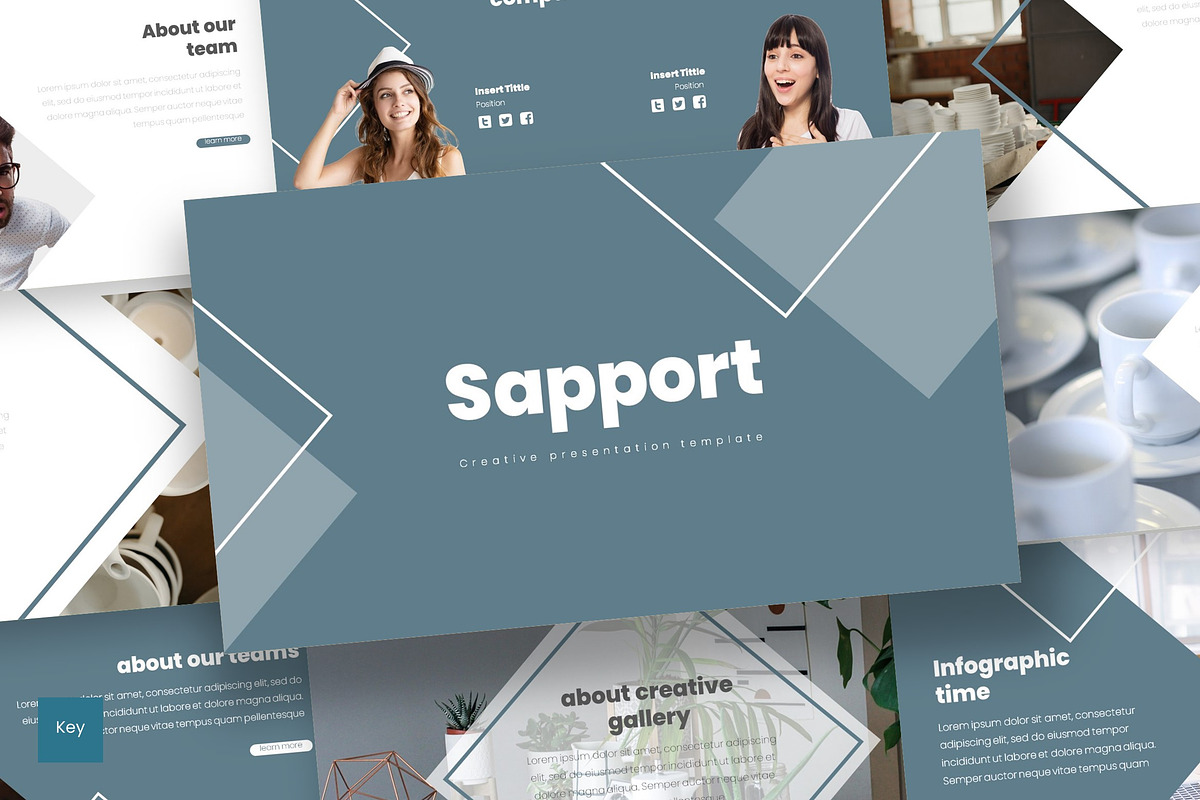 Sapport - Keynote Template in Keynote Templates - product preview 8