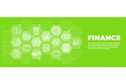 Business and finance green