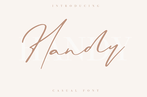 Handy in Script Fonts - product preview 6